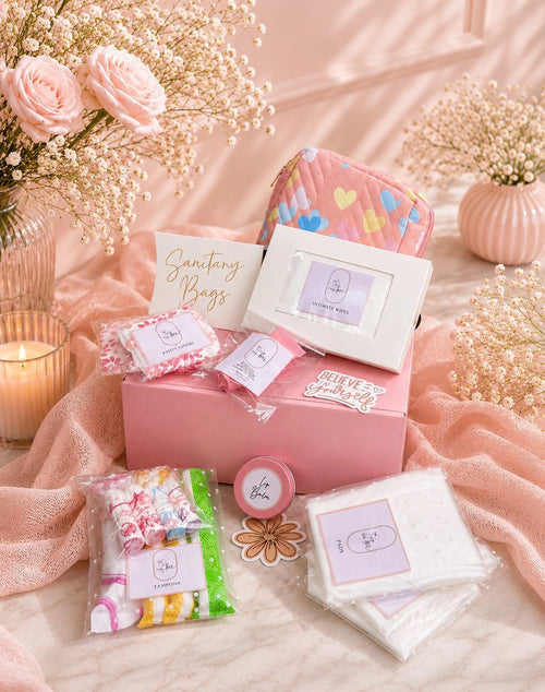 Emergency Period Bag Heart-Shaped Edition box