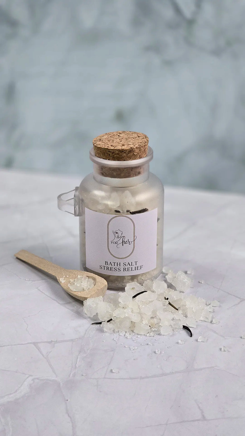 Bath Salts Plastic Jar 100g